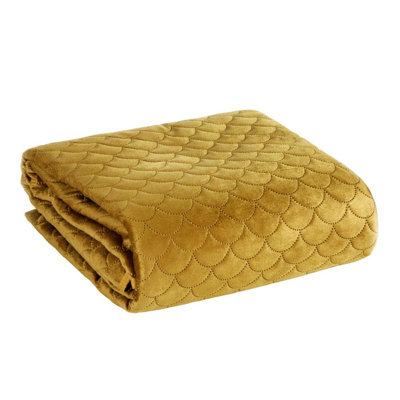 Teillon Velvet Solid Colour Bedspread