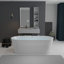 Baignoire de trempage autoportante en acrylique 59,05 po. X 27,56 po.