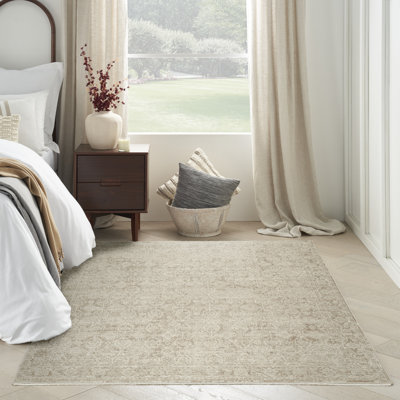 Demirci Power Loomed Floral Area Rug