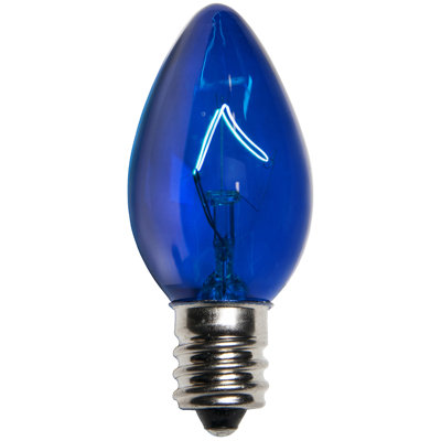 C7 Incandescent Christmas Light Bulbs