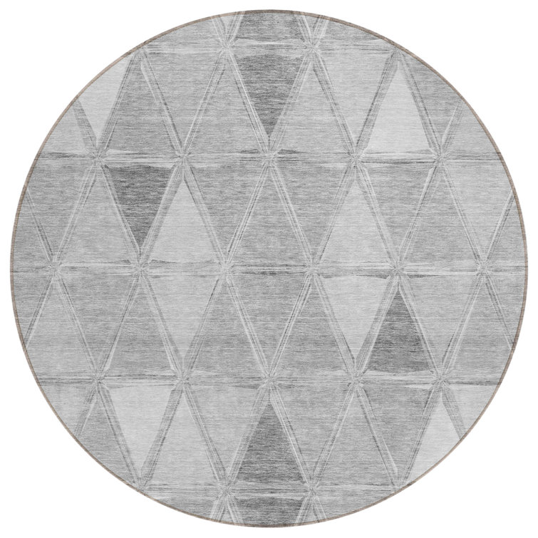 Shiean Washable Geometric Indoor / Outdoor Rug