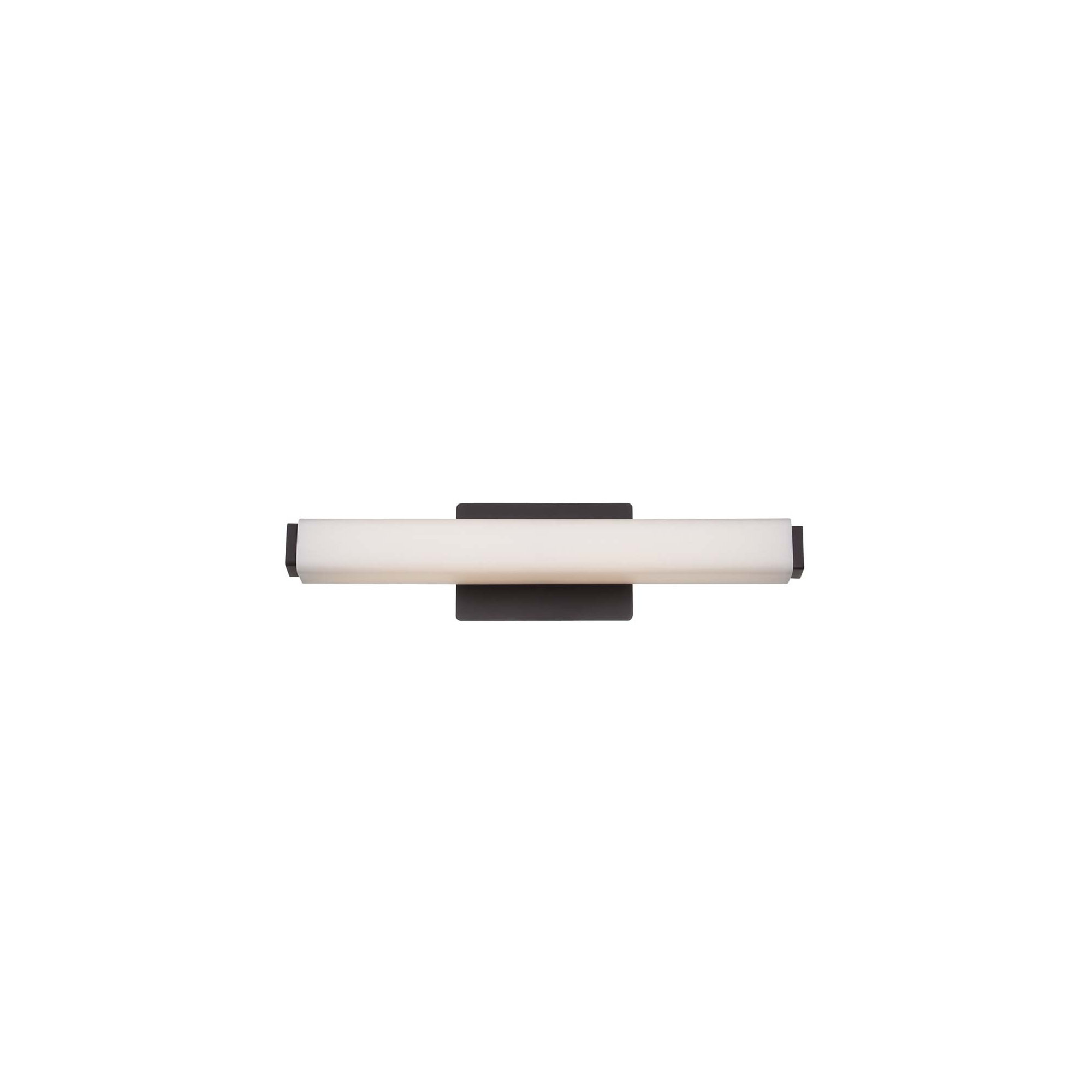 Erby Single Light Glass Aluminum Dimmable LED Flush Mounted Sconce, Bronze, 3500K