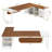Laphonso Large L-Shaped Executive Desk-1358111125