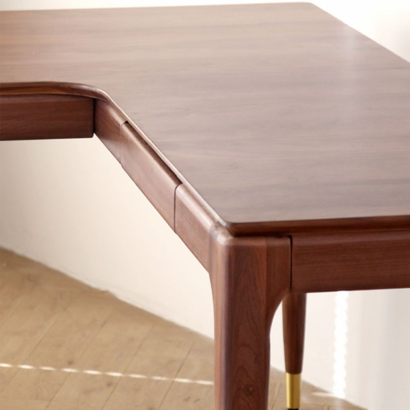 Bureau d'angle de style moderne, H 29,53 po x l 62,99 po x P 47,24 po