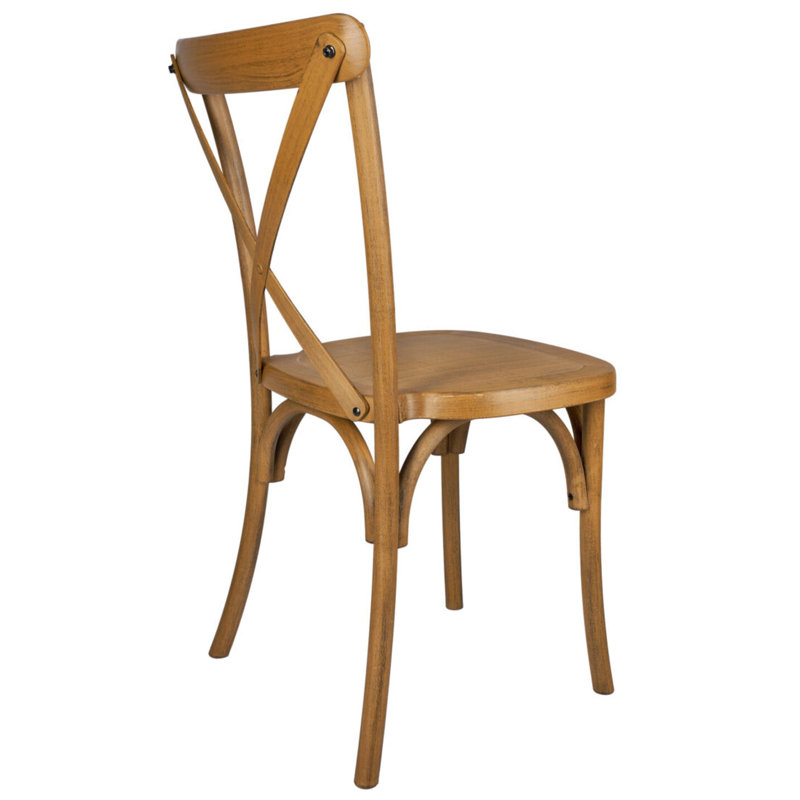 Ensemble de 2 chaises en résine «Steel Skeleton» par Chivari, Noyer