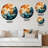 Edgewater - Abstract Round Metal Art-463684438