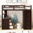 Loft Bed With Desk And Wardrobe-110922966