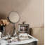 White Orchid Flat Metal Mirror