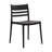 Commercial All-Weather Resin Stack Chair With Slatted Backrest-1642845536