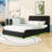 Upholstered Bed with RGB LED and Built-in Bluetooth Speakers-794164975-794164968