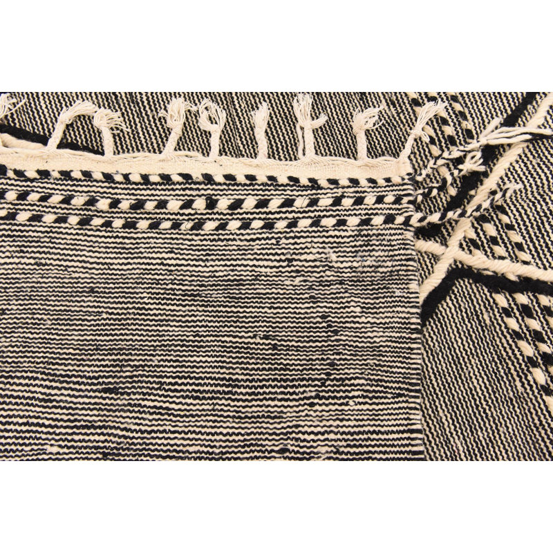 Tapis noir Nestor