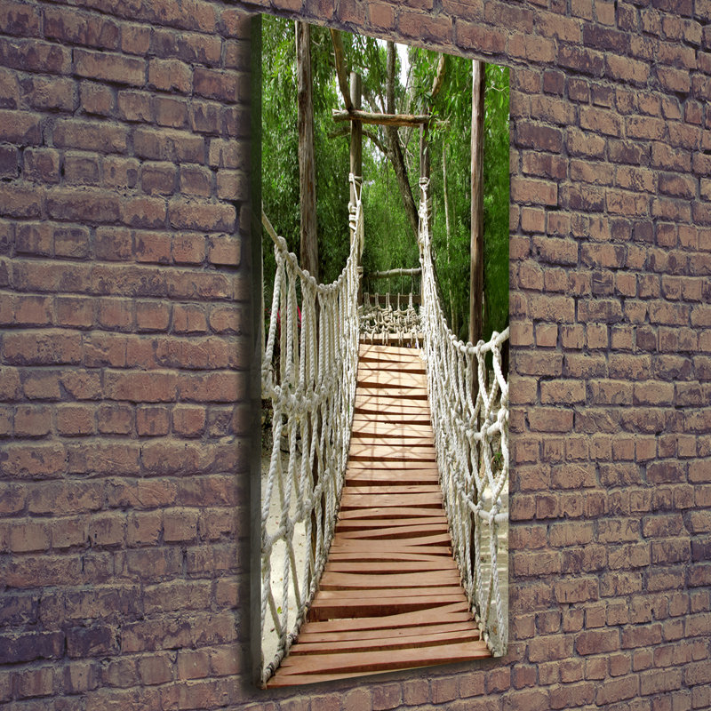 Rope Bridge - Wrapped Canvas Print