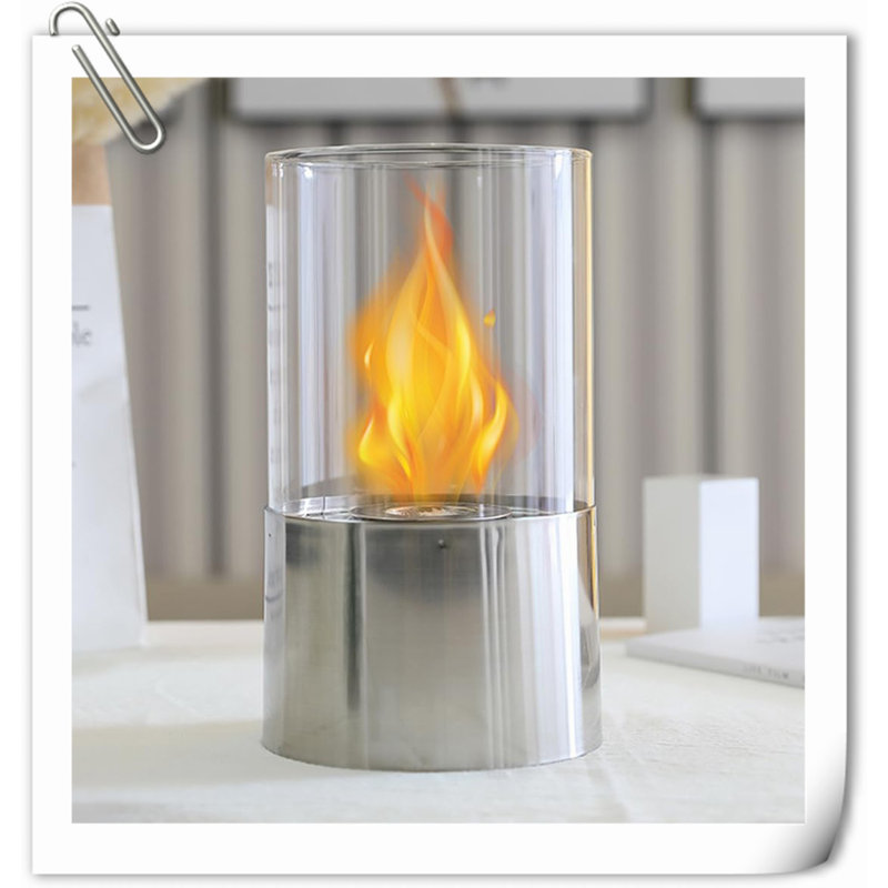 Tabletop Fire Tabletop Fireplace with Flame Guard