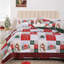 Ensemble de courtepointe de Noël, courtepointe en microfibre douce, couvre-lit léger pour l'hiver-119463804-119463795
