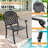 Tameia Patio Dining Set with , Red Cushions Included-1027556926-1027556927