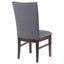 Chaise d'appoint rembourrée (ensemble de 2)