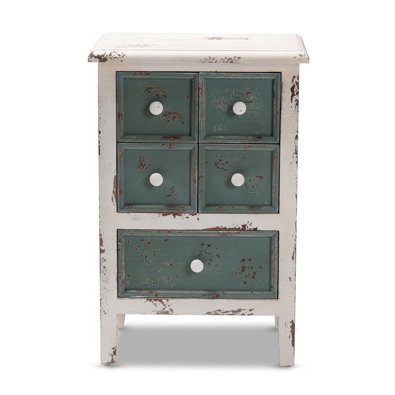 48cm W Manufactured Wood Bedside Table