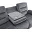 Upholstered Home Theater Seating with Cup Holder