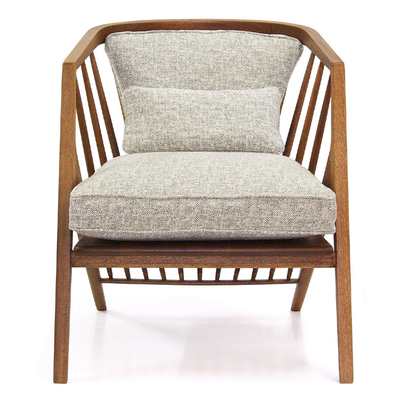 Victoria Armchair, Gray Wash, Bora Bora 08