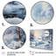 «Winter River fenêtre vue II - Paysage d'hiver grand art mural»-372933146-372933149