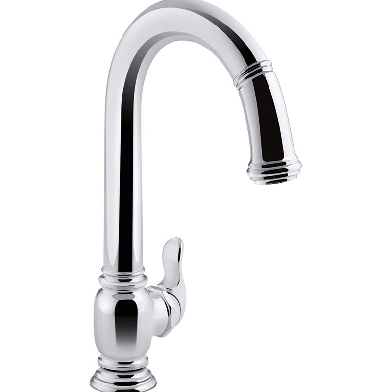 Beckon Touchless Pull-Down Kitchen Sink Faucet with DockNetik® and ProMotion™, Polished Chrome