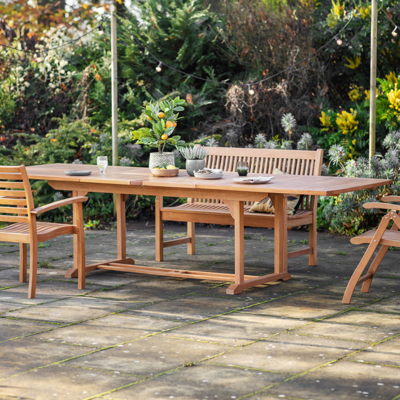 Cortes Extendable Wooden Dining Table