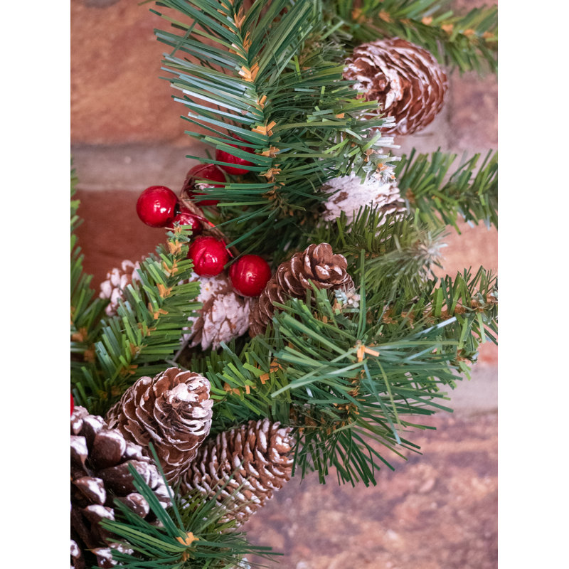 Frosted Berry 24" Grapevine Wreath