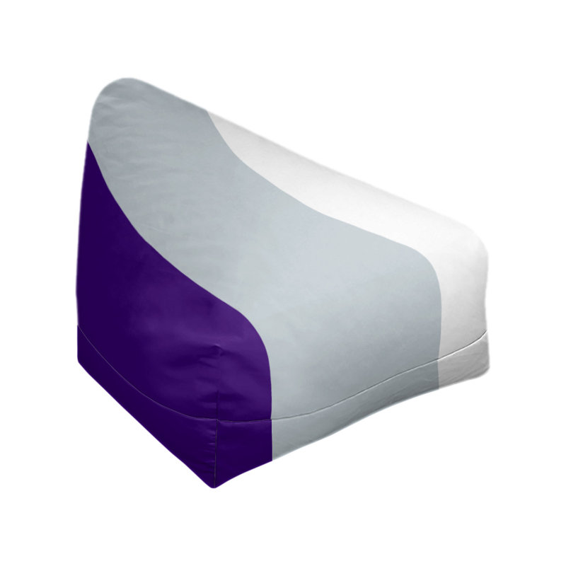 Fauteuil à billes classique Colorado, Mauve / Argent / Blanc