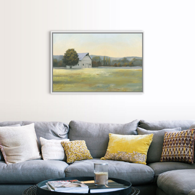 «Morning Meadows II» par James Wiens, reproduction d'art graphique sur toile, H 34 po x l 50 po x P 1,75 po