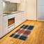 Tapis décoratif à haute densité en fibres de polyester à carreaux-42030863