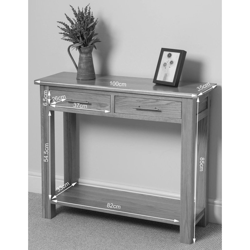 100cm Solid Wood Console Table
