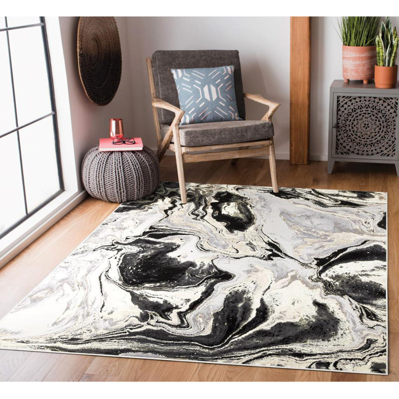 Bohanon Abstract Kilim Indoor / Outdoor Area Rug, Rectangle 50 x 80cm