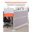 Cloisons de séparation de bureau, cloisons de 72 po x 48 po, cloison de poste de travail en PET avec couvercles de sortie, panneaux d'intimité autoportants pour école de bibliothèque de bureau