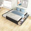 Lit double avec lit gigogne-629519174