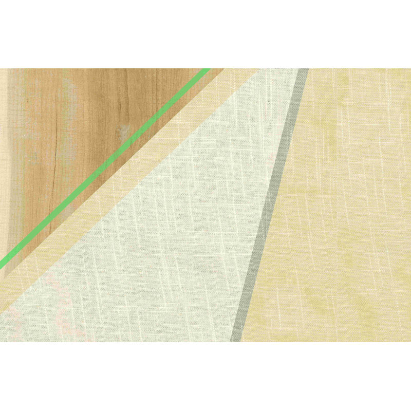 Gold Dipped Geo - Wrapped Canvas Print, 8" H x 12" W