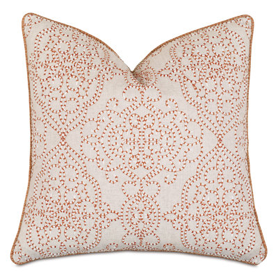 Housse et insert de coussin décoratif damassé Marguerite par Alexa Hampton