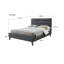 Grange Corner Upholstered Bed-40351026-40351020