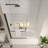 Bath Tub Pivot Shower Screen,With 1/4" Tempered Glass And Towel Bar