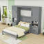 Lit escamotable avec tiroirs de rangement intégrés et bureau-2031920124-2031920123