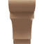 New Brighton cèdre brut grain de bois TimberThane Corbel, apprêté brun clair-88292385