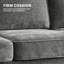 Chaise Azriah moderne de 32 po de largeur, recouverte de tissu souple-1285623285