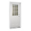 Porte d'entrée en fibre de verre 36 po x 80 po KHSHOW avec cadre en brique et vinyle-121533171-121533169-121413905