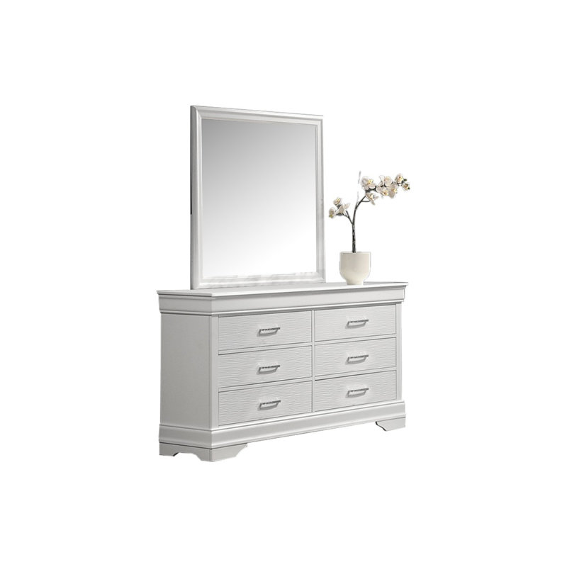 Commode de luxe avec commode blanche 1Pc
