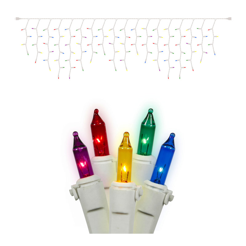 Christmas Mini Light Icicle Set, Multi