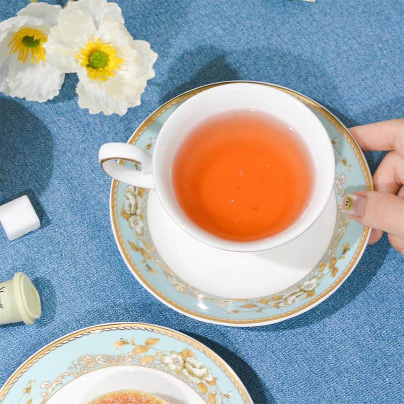 DNGJU 28oz. Floral Teapot Set