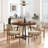 47.2 Inch Round Dining Table Set-807774044-807927219-807927223