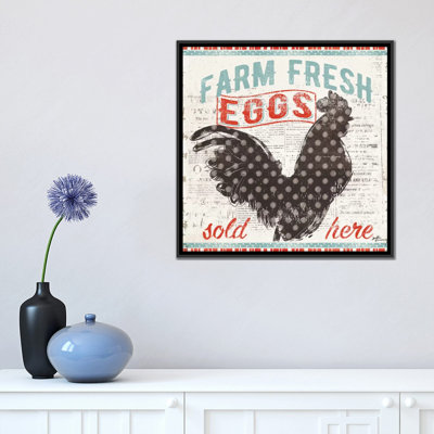 « v », affiche rétro sur toile tendue Morning News