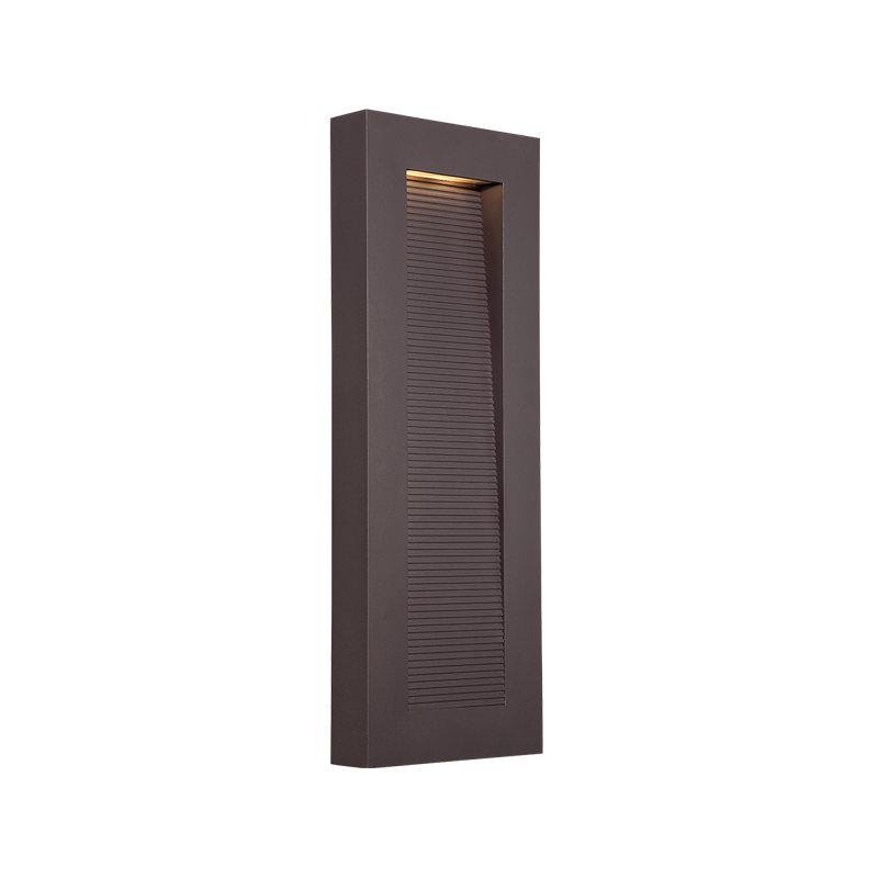 Plafonnier encastré d'extérieur à DEL 22 po H 5 po Urban, Bronze