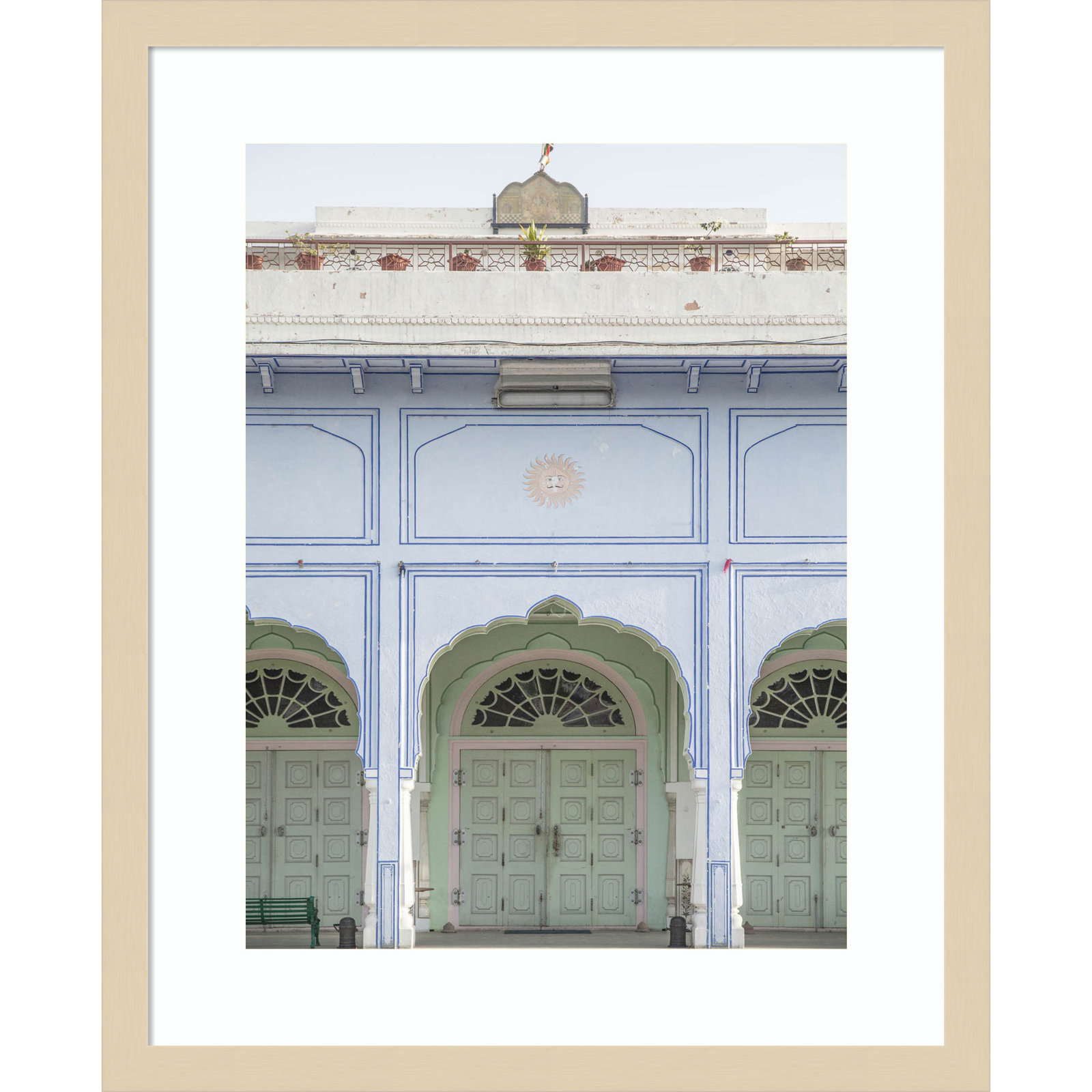 Sunshine Palace Print by Shot by Clint, Brown, 21" H x 17" W
