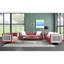 Causeuse moderne Leveigh Heiberoii avec 2 coussins en velours